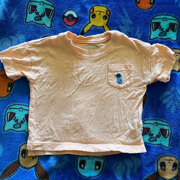 Carter's Peach pineapple Short Sleeve Tee for Kids - Picture 1 of 4